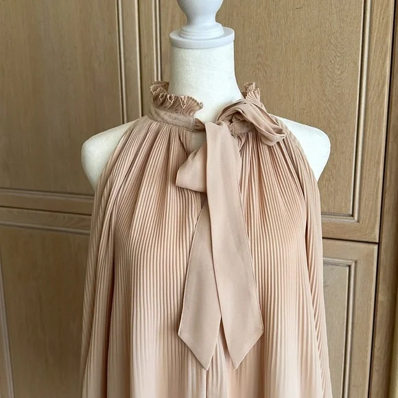 Dance & Marvel Beige Mini Dress - Picture 2 of 7